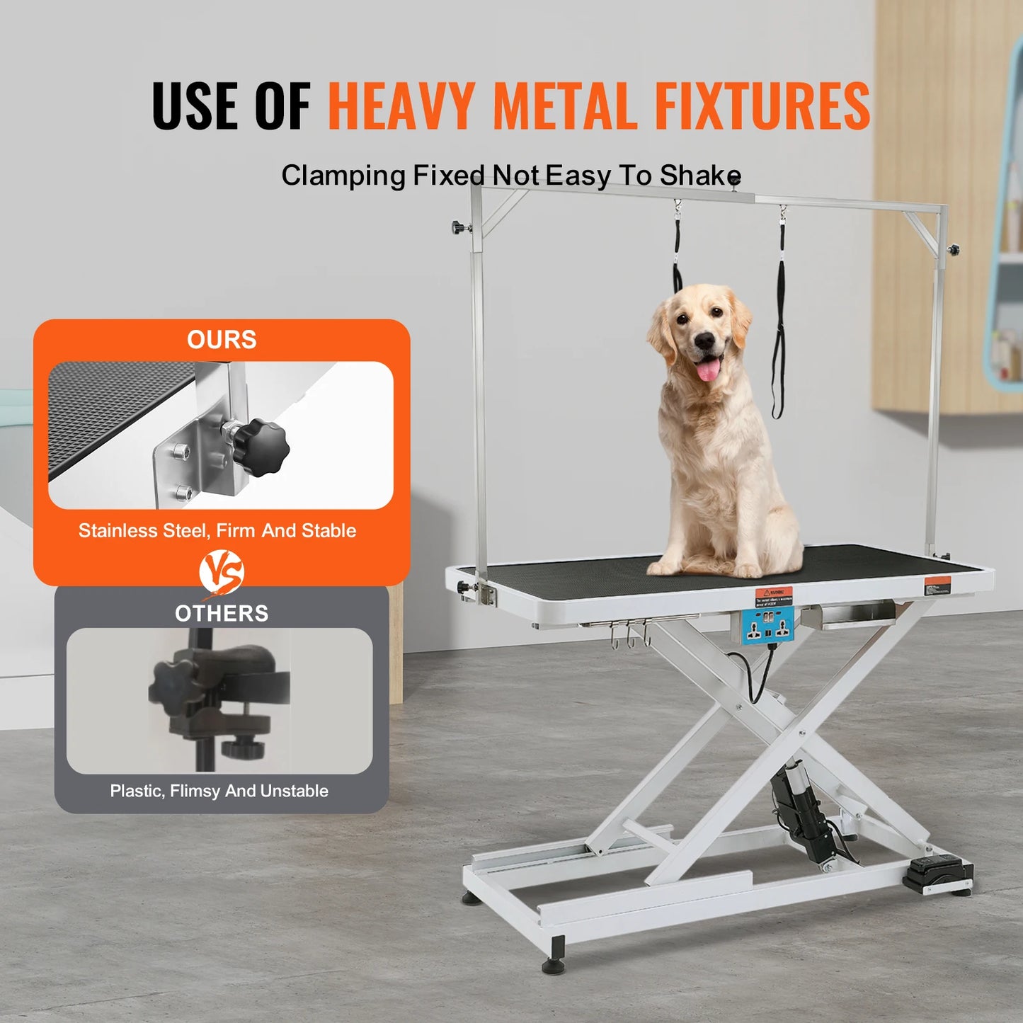VEVOR Electric Pet Grooming Table.