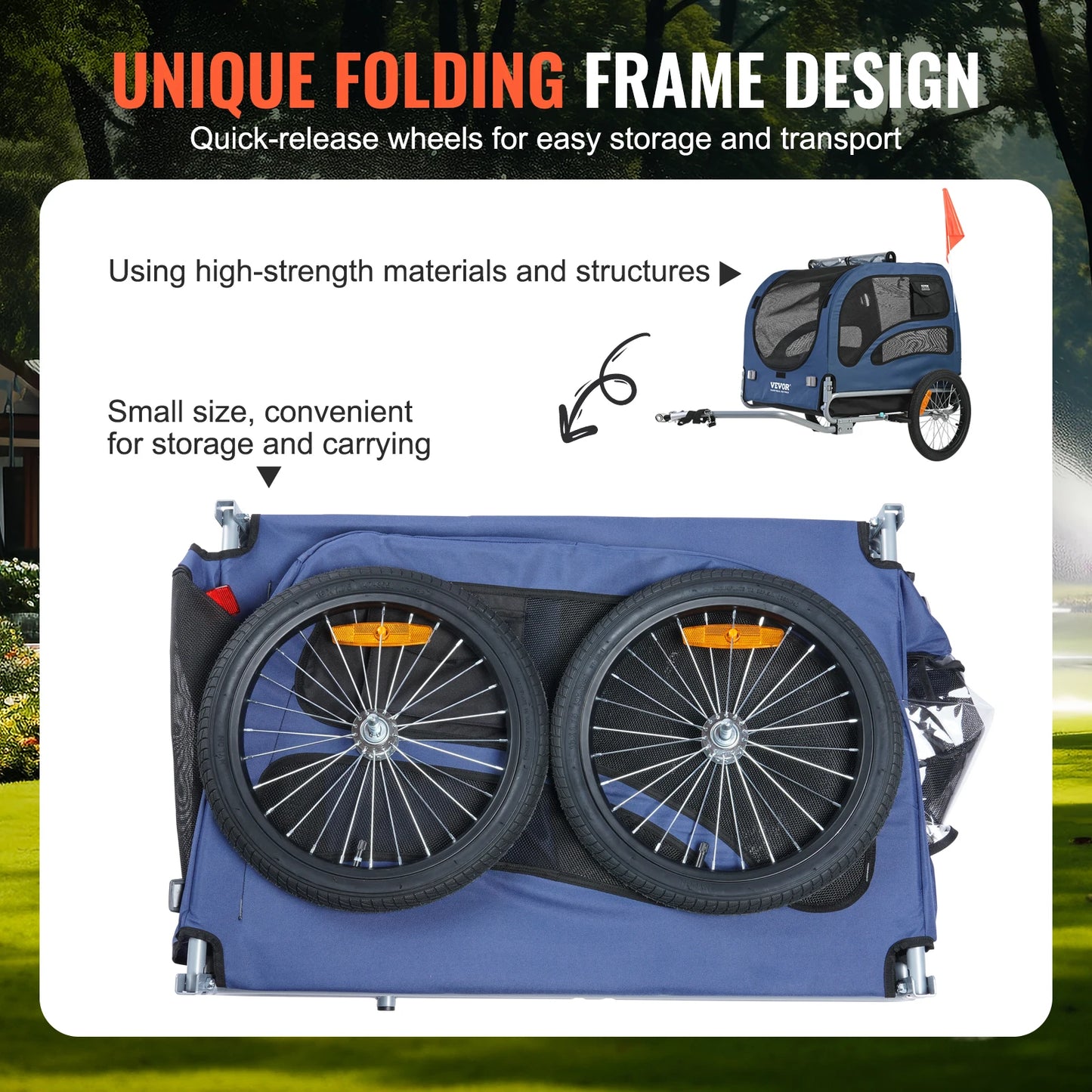 Pet Cart Bicycle Carrier.