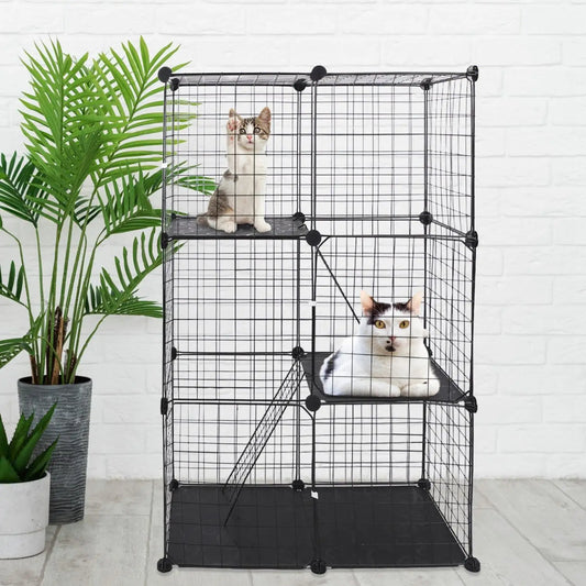 Detachable Cat Cage Playpen.