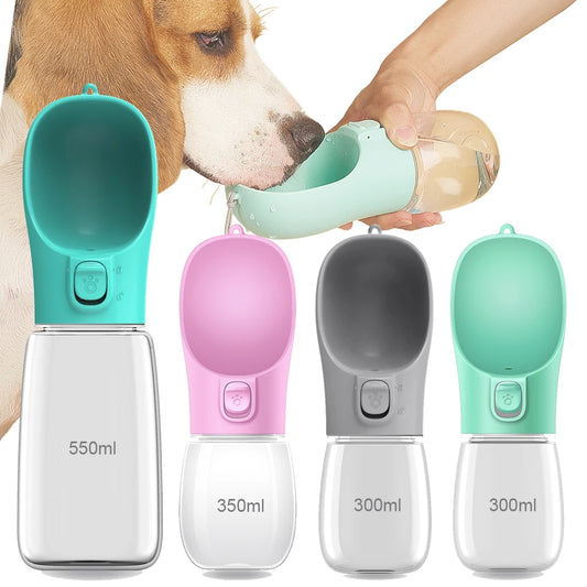 Dog Water Bottle for Pet Dogs & Cats.