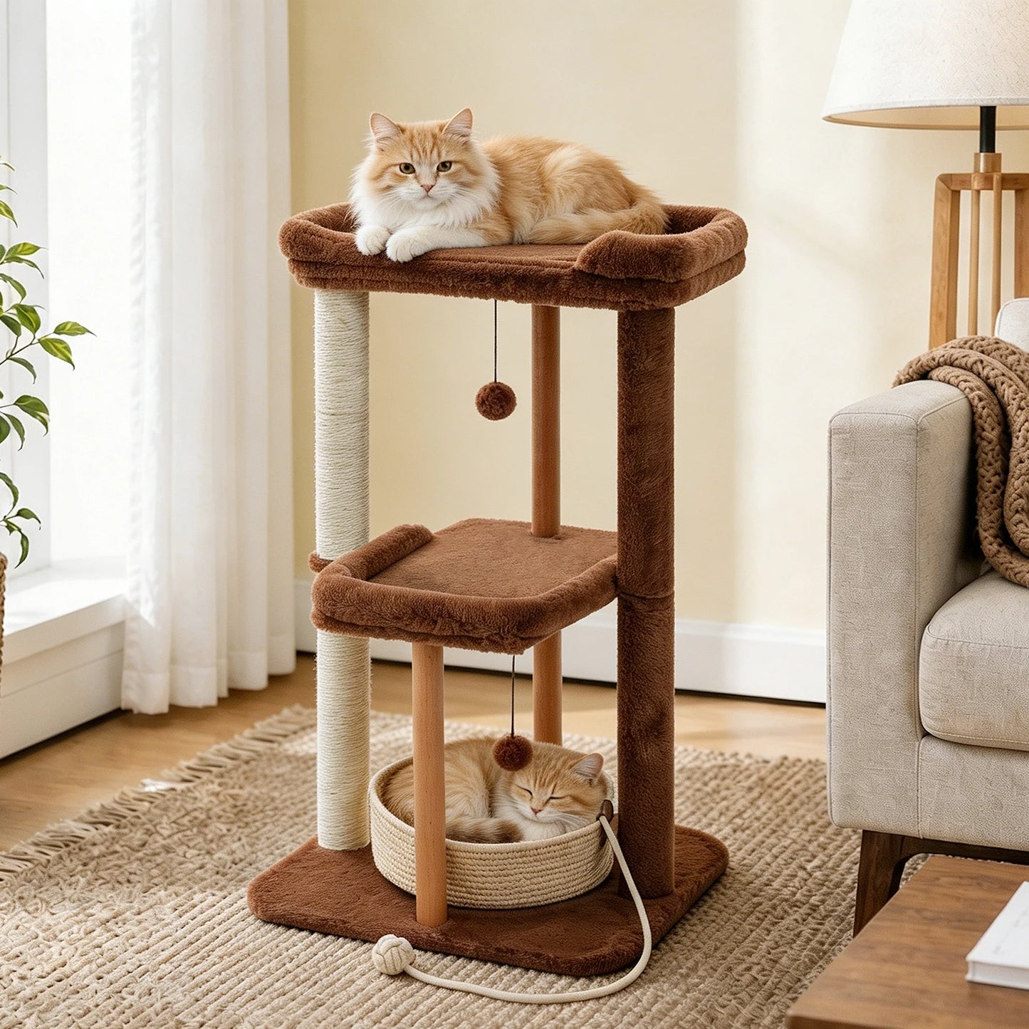 Modern Cat Tree for Indoor Cats.