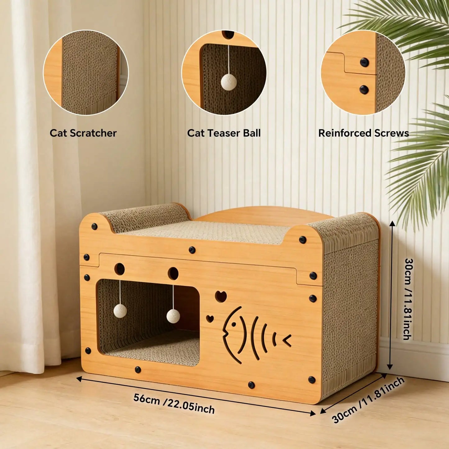 Cat Scratching Board.