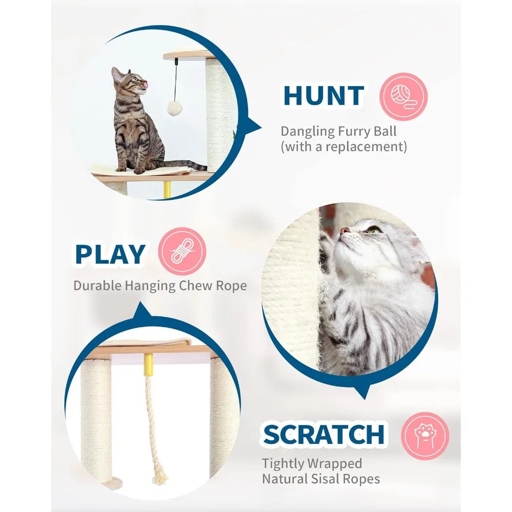Modern Cat Tree Tower.