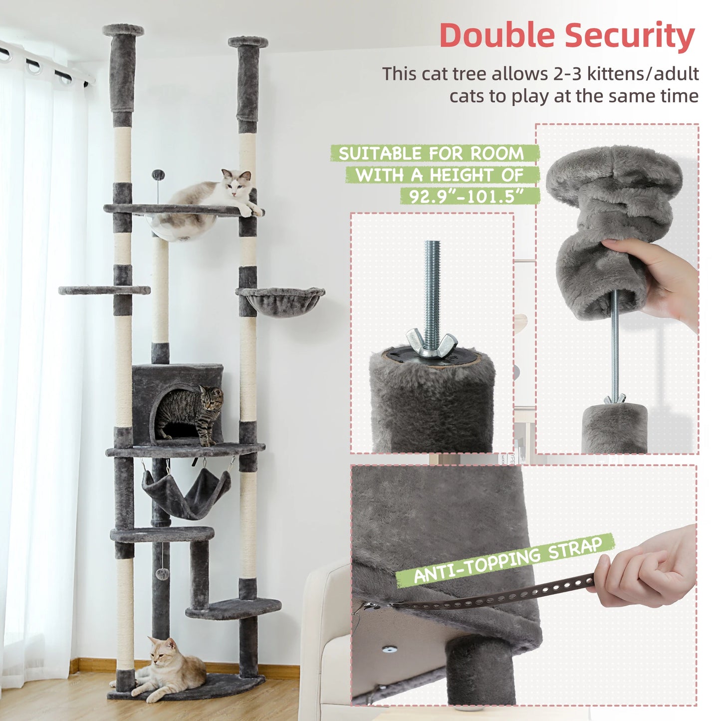 Floor to Ceiling Cat Tree.