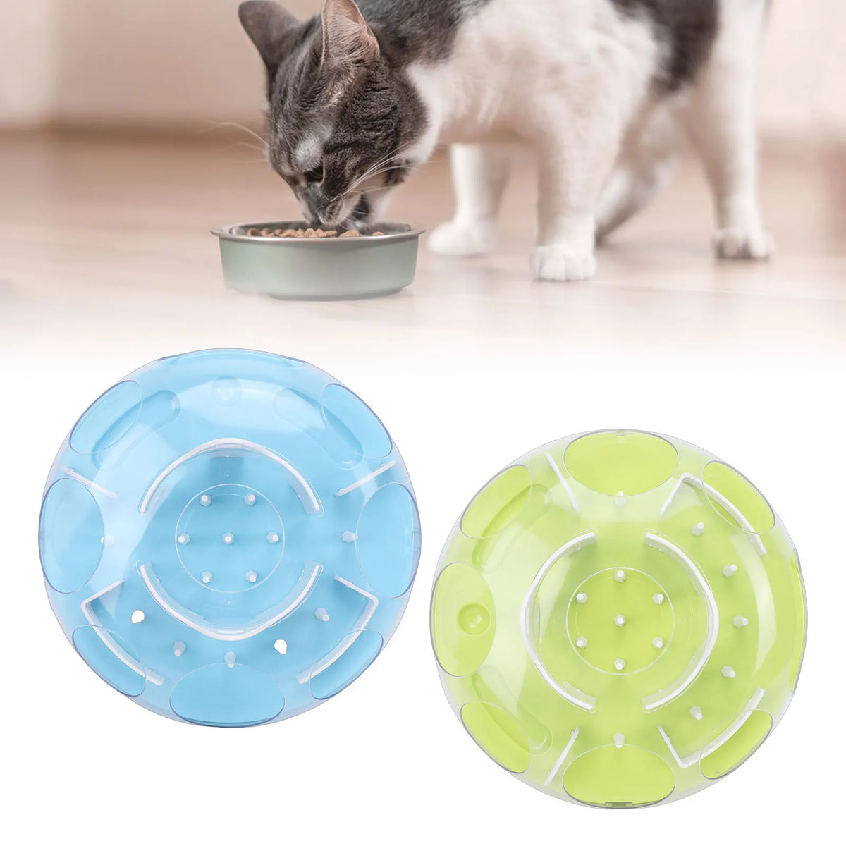 3Pcs Cat Puzzle Feeder Toy.