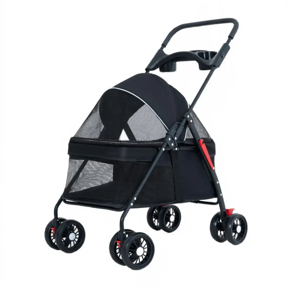 4 Wheel Cat Stroller.
