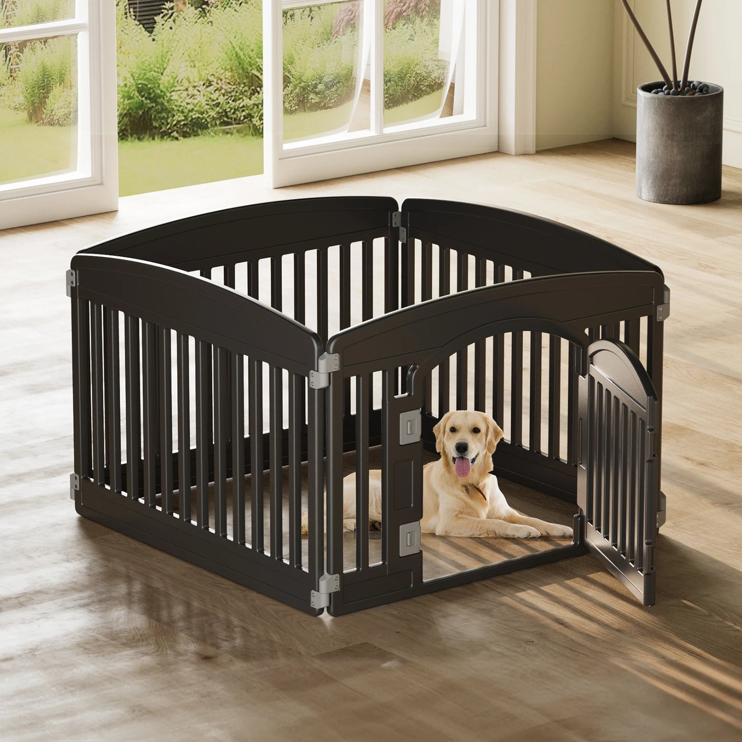 Plastic Dog Playpen.