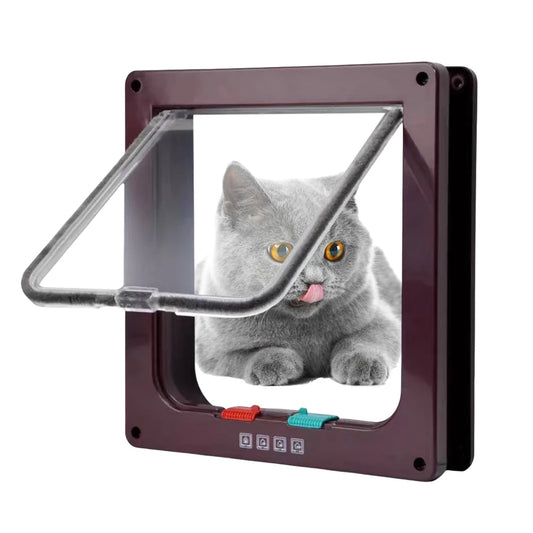 Cat Safety In and Out Pet Door.