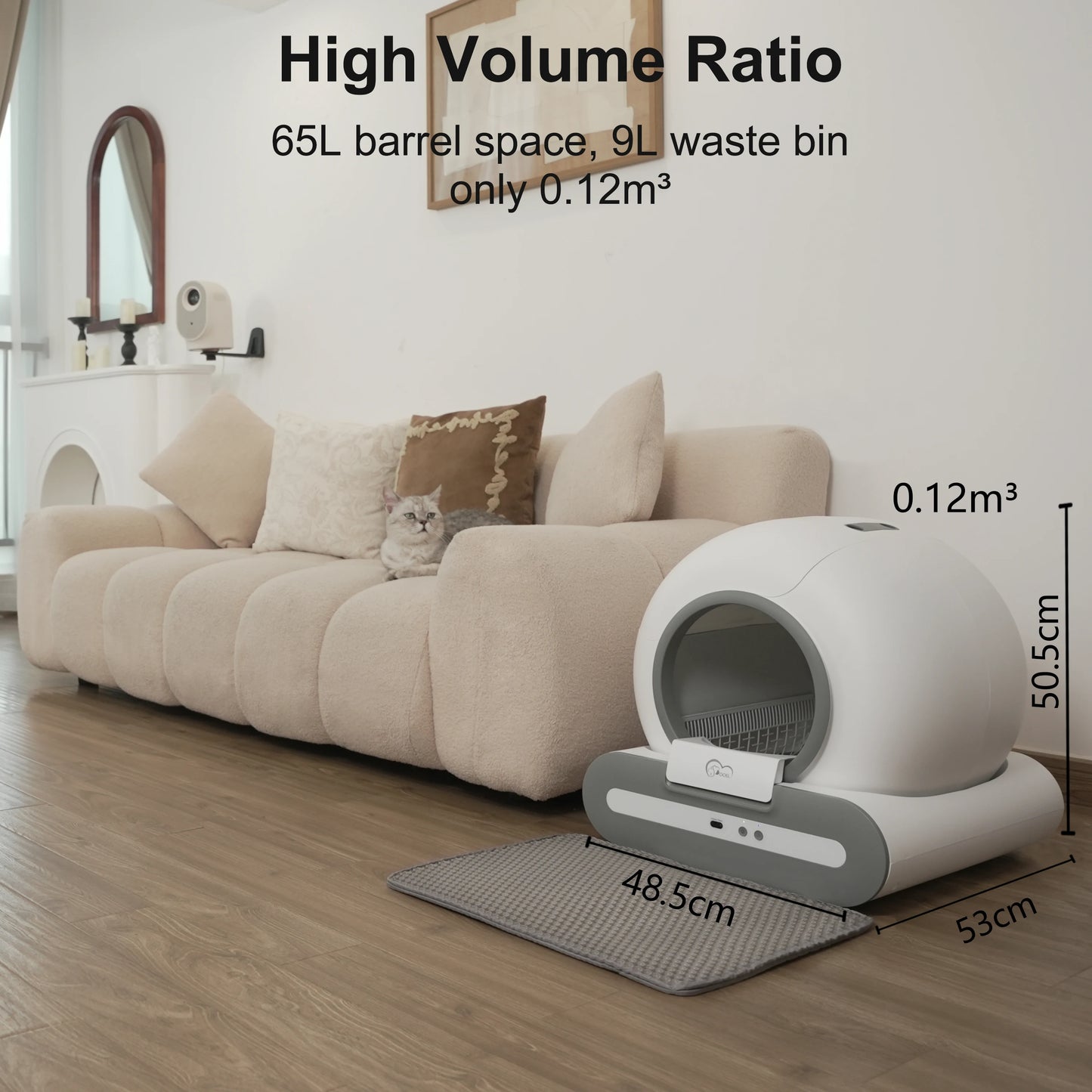 DOEL Automatic Cat Litter Box.