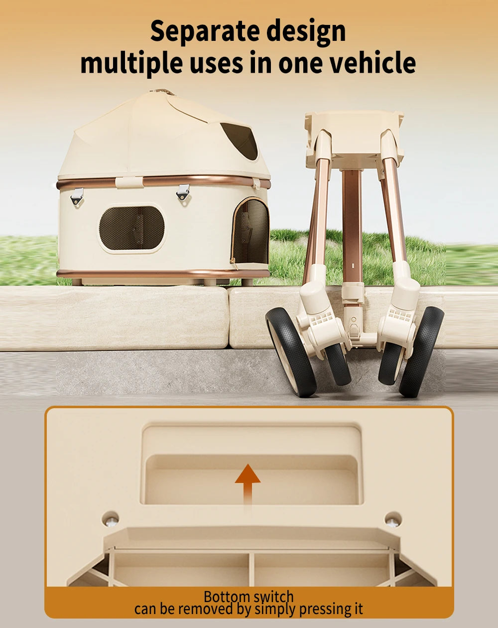Pet Stroller.