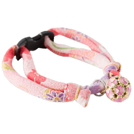 Adjustable Sakura Cat Collar.