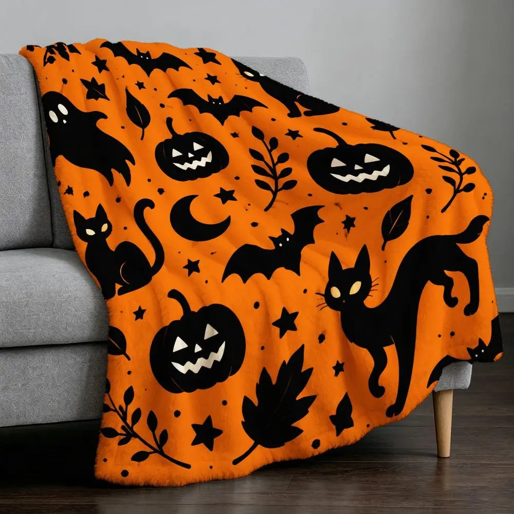 Halloween Fleece Blanket.