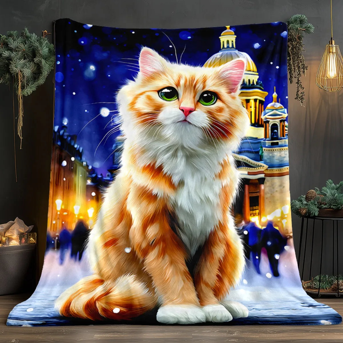 Cat Themed Blanket.