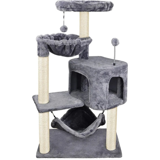 Cat Tree with Large Hammock.