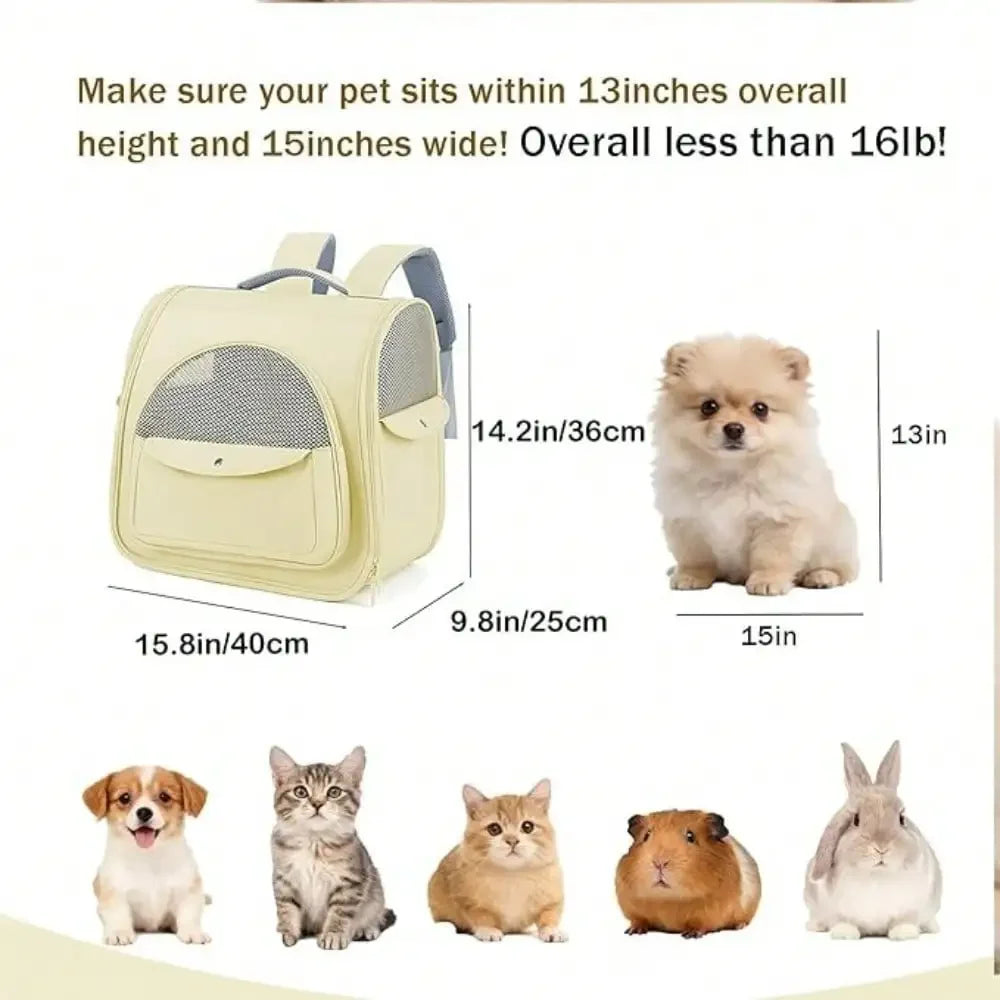 Large Cat Carrier Backpack.