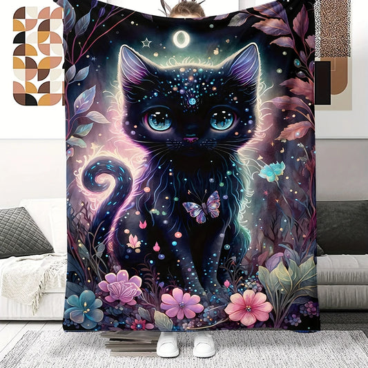 Black Cat Blanket.