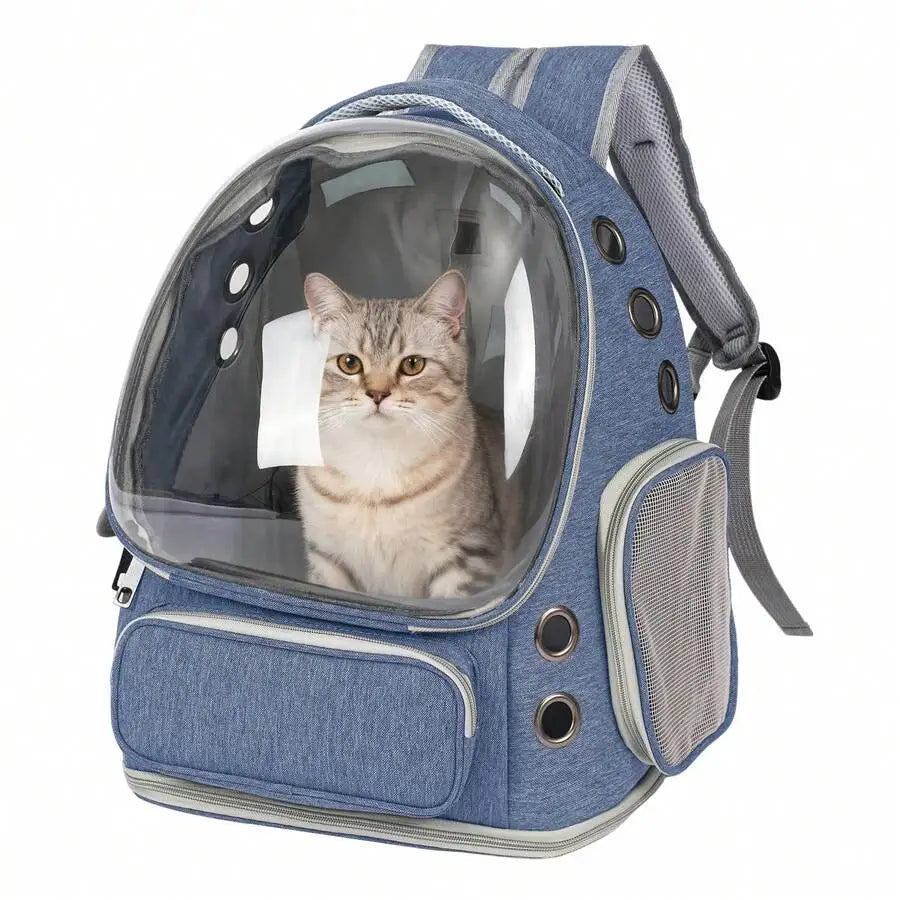 Large Capacity Transparent Cat Backpack.