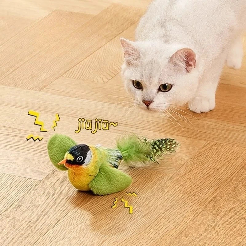 Plush Bird Catnip Toy.