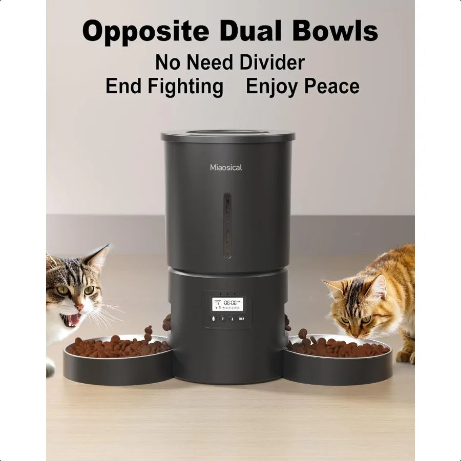 Dual Automatic Cat Feeder.