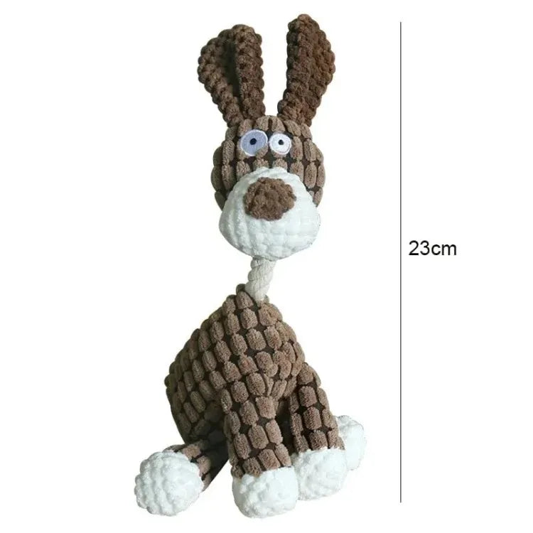 Plush Squeaky Puppy Chew Toys.       I