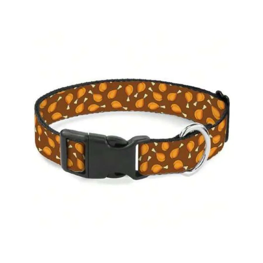 Blue Black Plaid Gingham Dog Collars.