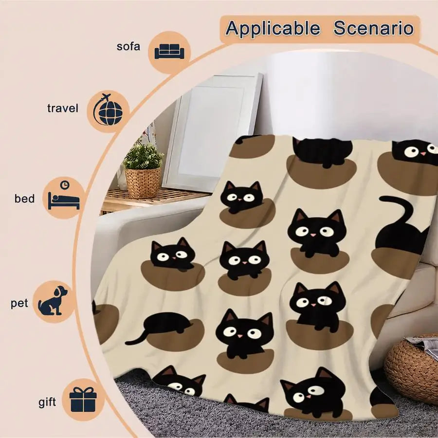 Large Soft Flannel Cooling Blanket.