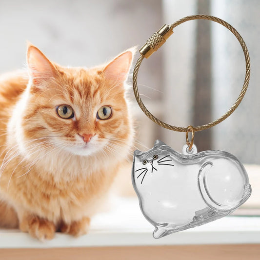 Clear Pet Hair Keepsake.