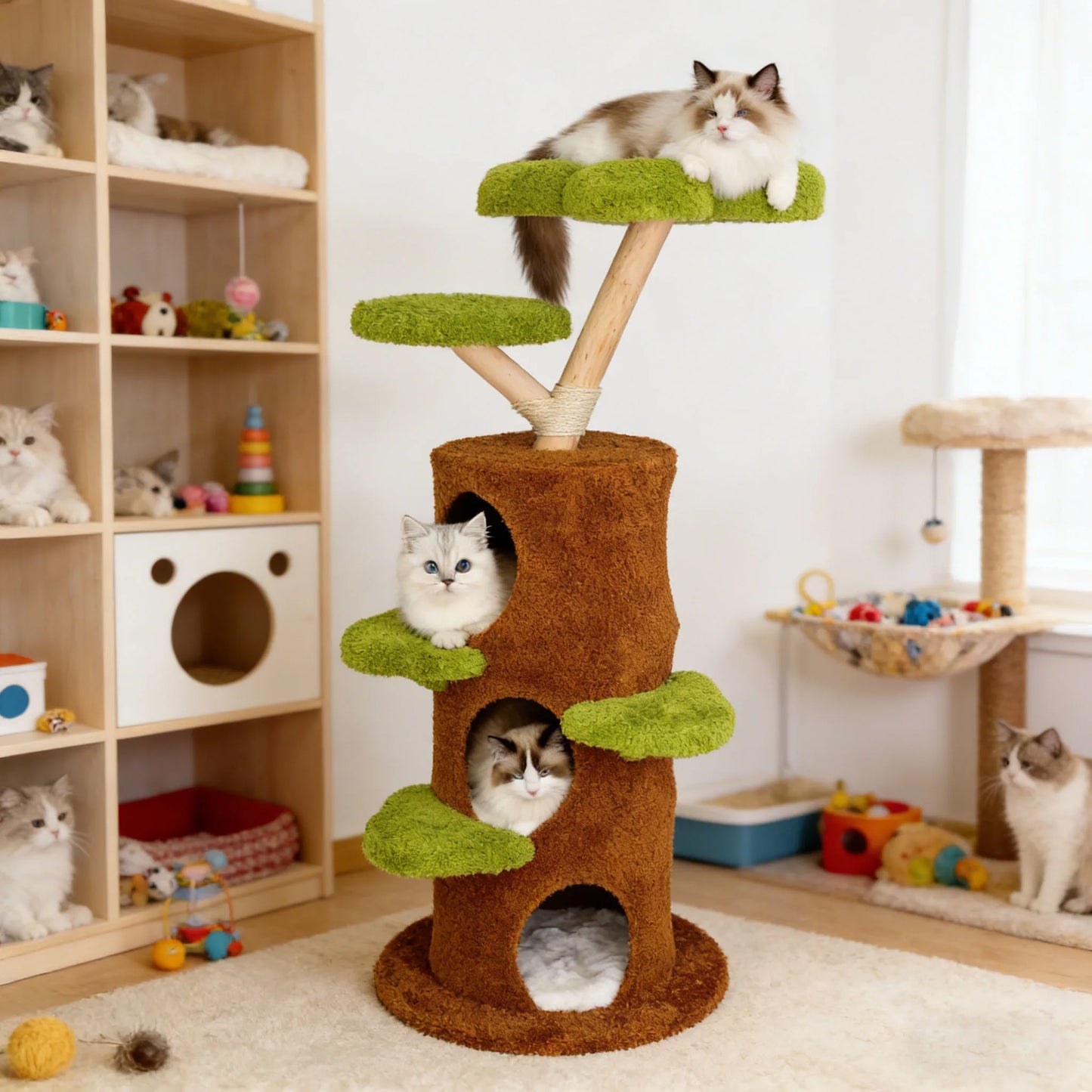 148CM Tall Indoor Cat Tree.
