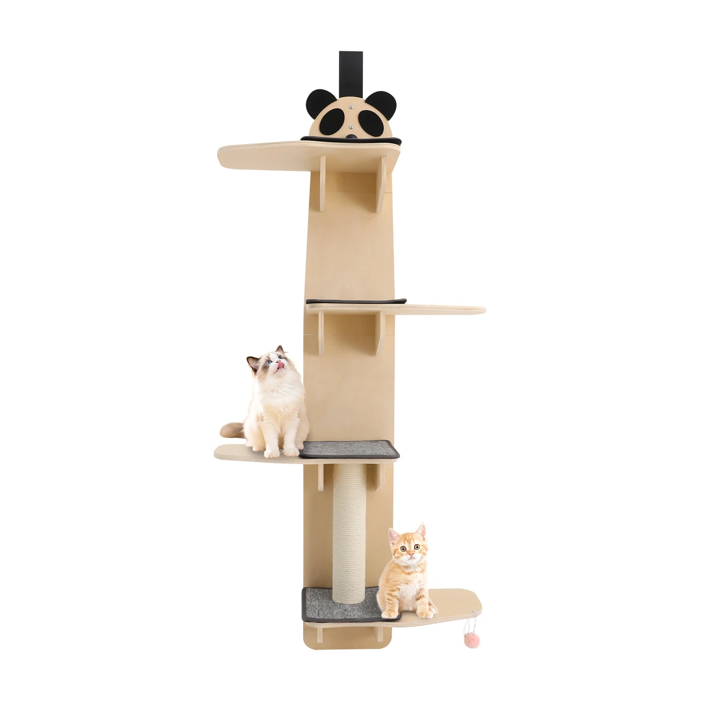Solid Wood Cat Door Hanger.