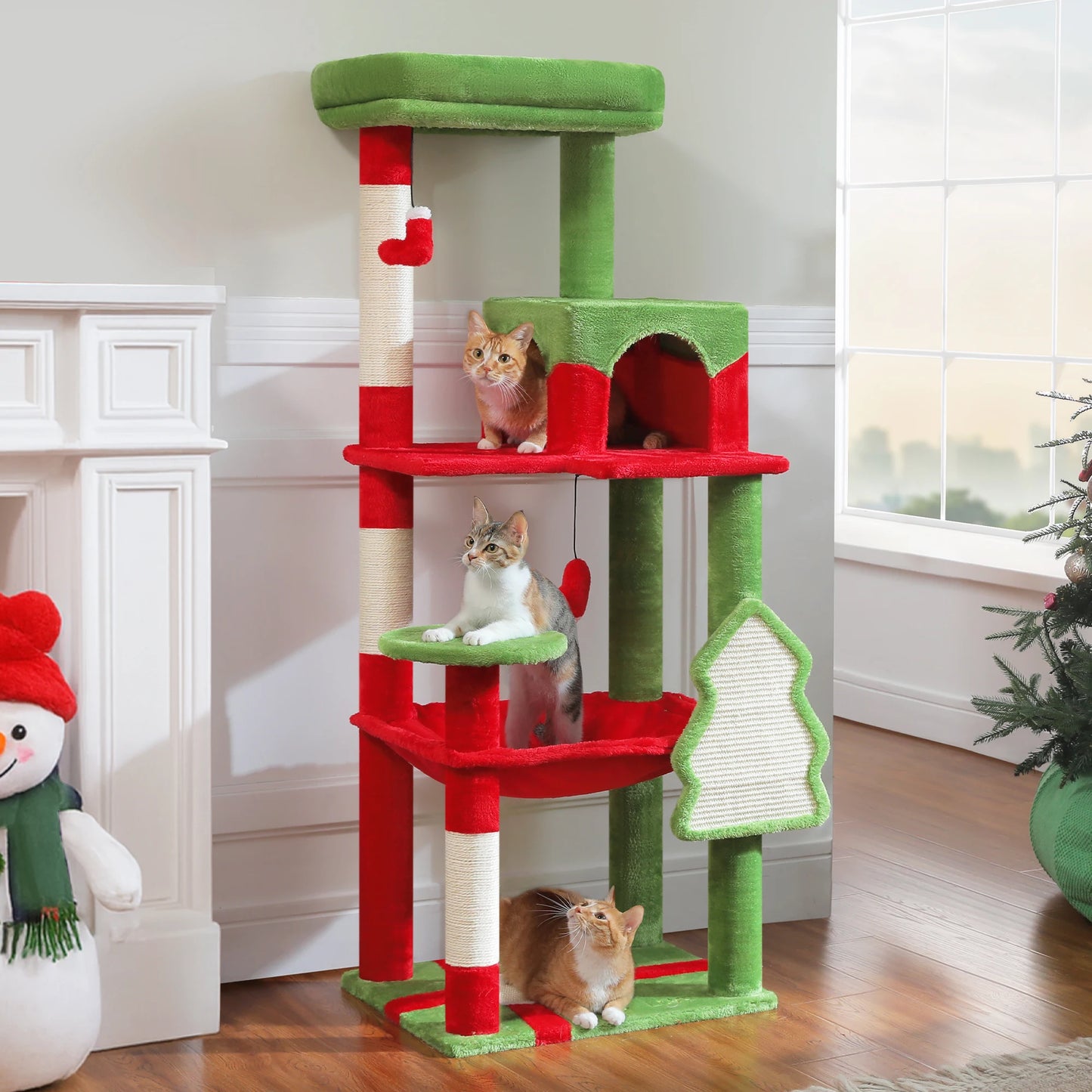 Christmas Cat Tree.