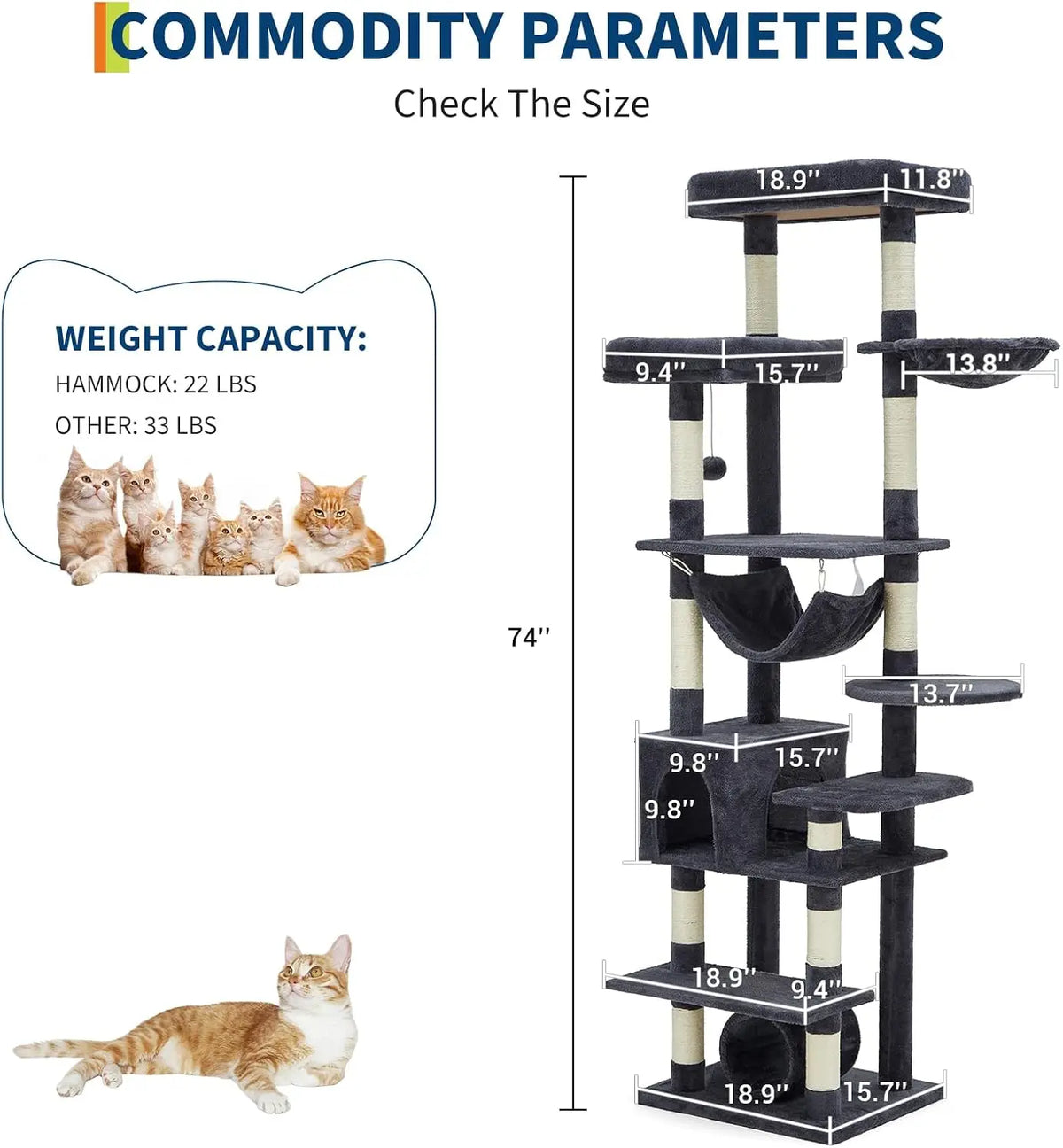 Cat Tree for Large Cats.