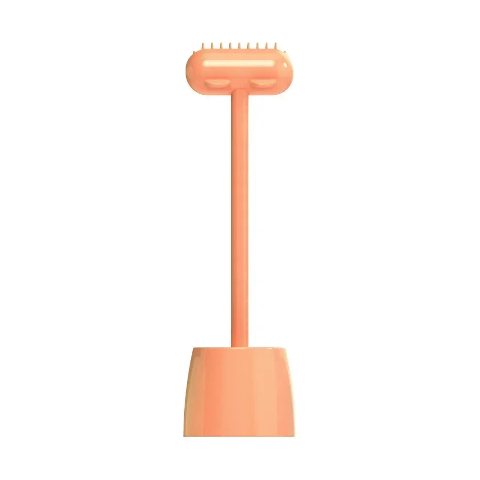 Interactive Cat Massager Brush.